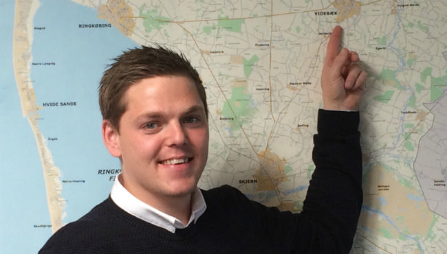 Mathis skal sætte Videbæk på Danmarkskortet